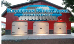 Kauffman Metals, Inc. Custom roof panels.